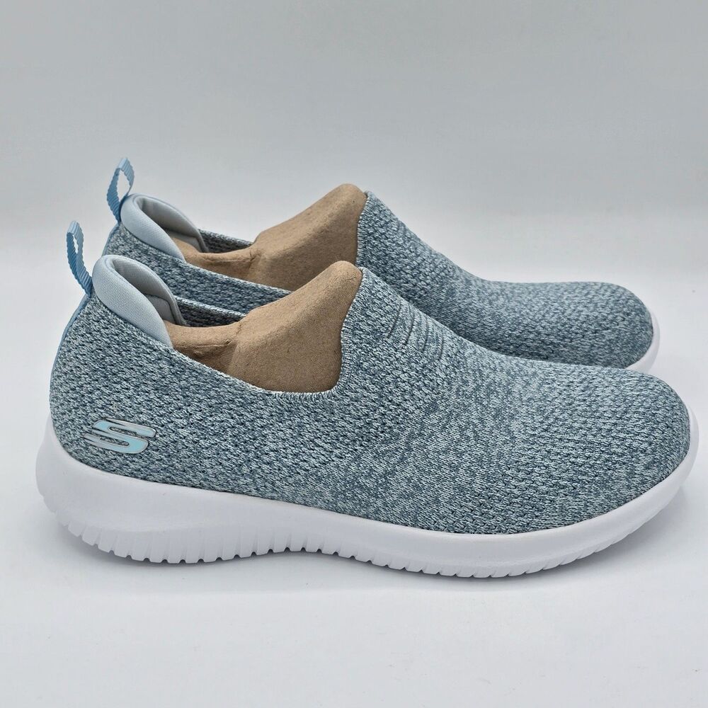 Skechers Ultra Flex Harmonious Slip On Shoes Light Blue Women’s Size 6.5 - Picture 7 of 7